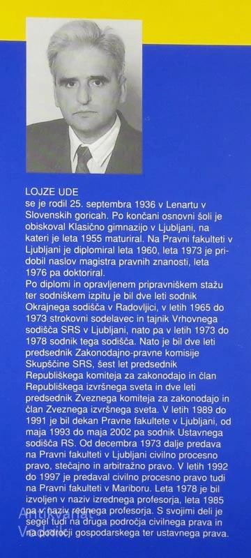 CIVILNO PROCESNO PRAVO, Lojze Ude