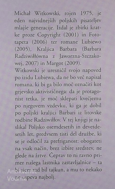 KRALJICA BARBARA, Michal Witkowski