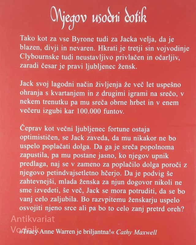 NJEGOV USODNI DOTIK, Tracy Anne Warren