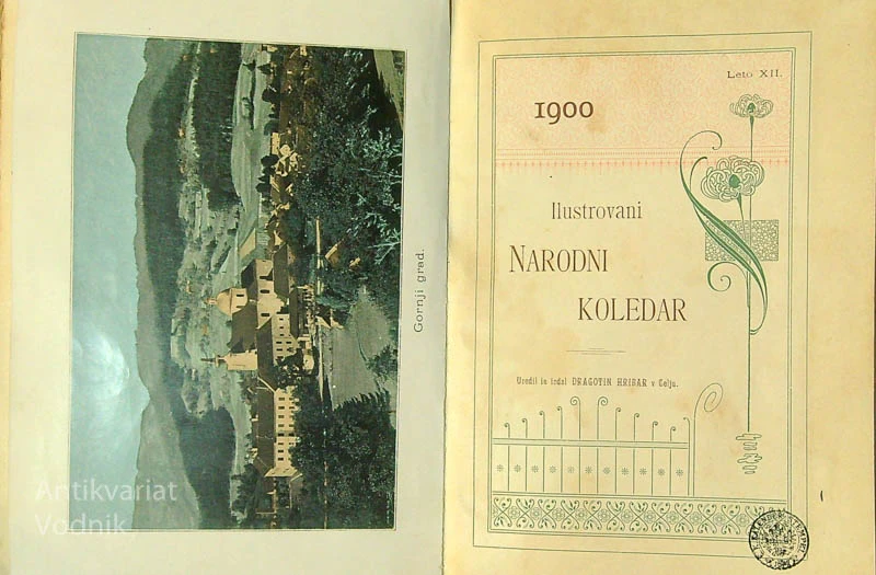 ILUSTROVANI NARODNI KOLEDAR ZA LETO 1900, ur. Dragotin Hribar