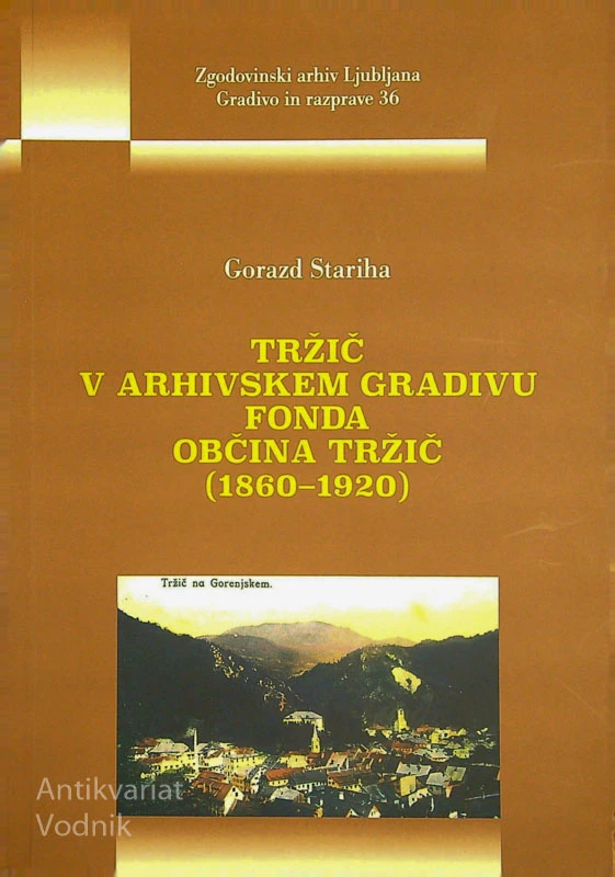 TRŽIČ V ARHIVSKEM GRADIVU FONDA OBČINA TRŽIČ (1860-1920), Gorazd Stariha