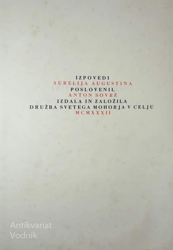 AURELII AUGOSTINI: CONFESSIONES