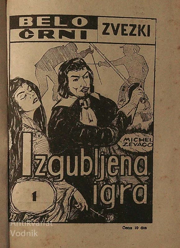 IZGUBLJENA IGRA, Michel Zevago (črno-beli zvezki)