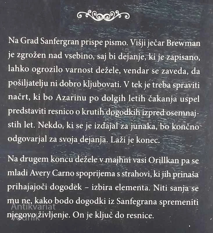 AVERY CARNO: BITKA STARODAVNIH, Rene Vrhovec