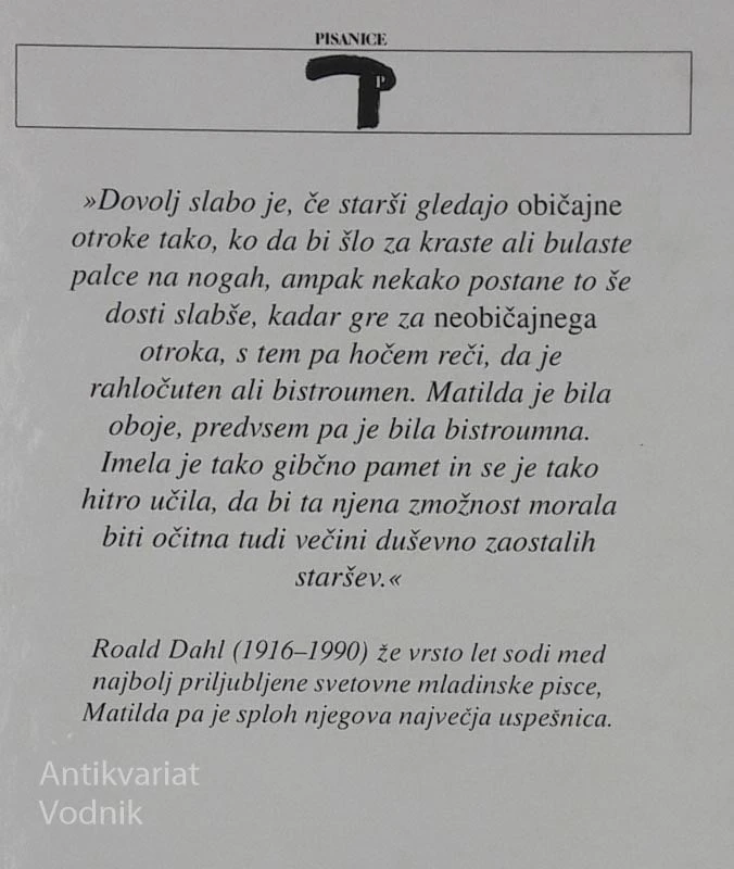 MATILDA Roald Dahl Ilustr. Quentin Blake