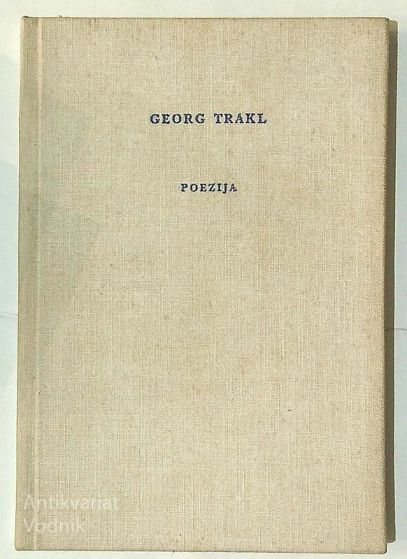 POEZIJA, Georg Trakl