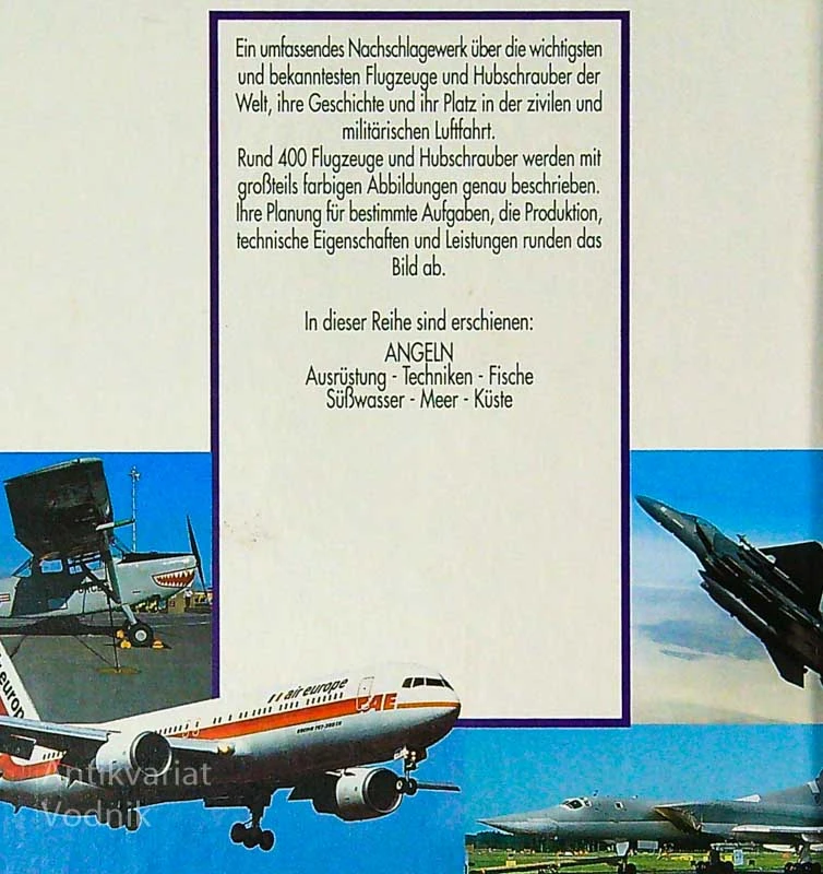 FLUGZEUGE; DIE WICHTIGSTEN FLUGZEUGTYPEN DER WELT