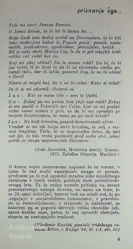 TEHARJE SO TLAKOVANE Z NAŠO KRVJO, Matjaž Klepec