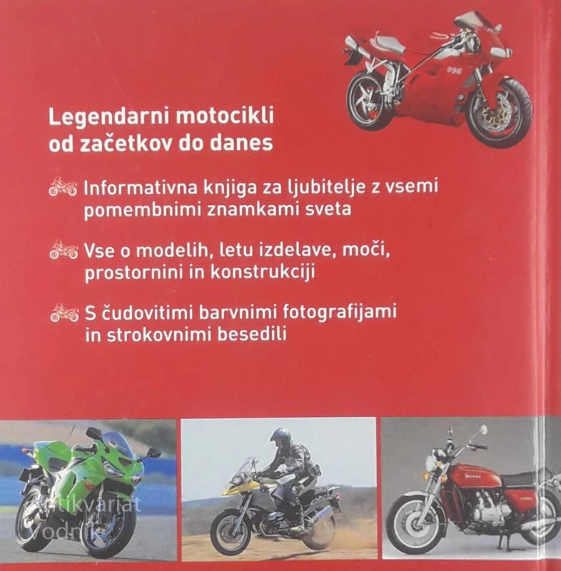 MOTOCIKLI; PROIZVAJALCI, MODELI, TEHNIKA, več avtorjev