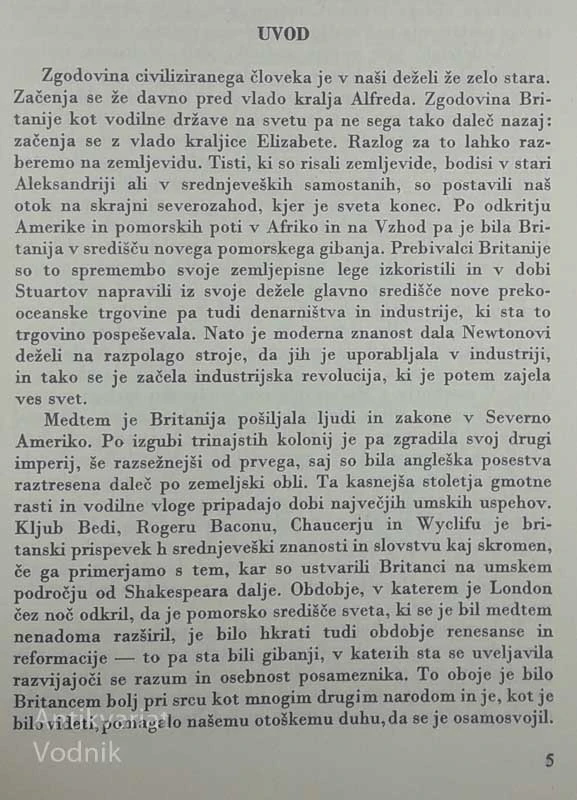 ZGODOVINA ANGLIJE, G. M. Trevelyan