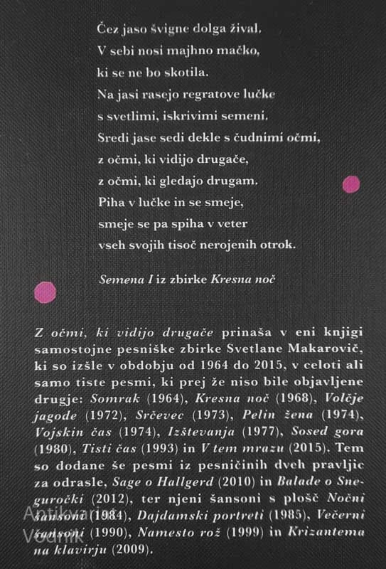 Z OČMI, KI VIDIJO DRUGAČE, Svetlana Makarovič