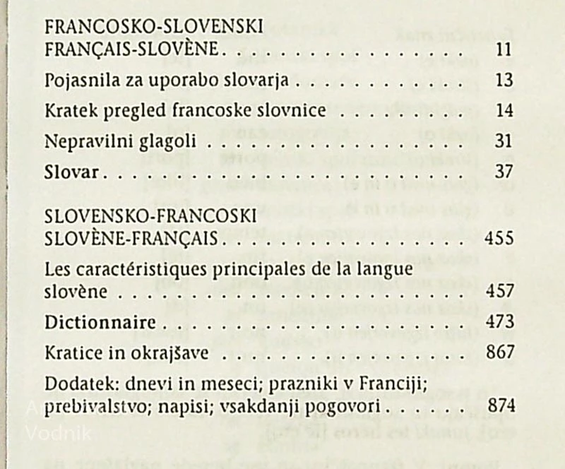 FRANCOSKO-SLOVENSKI / SLOVENSKO-FRANCOSKI MODERNI SLOVAR, Anton Grad