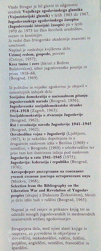 JUGOSLAVIJA 1941-1945, Vlado Strugar
