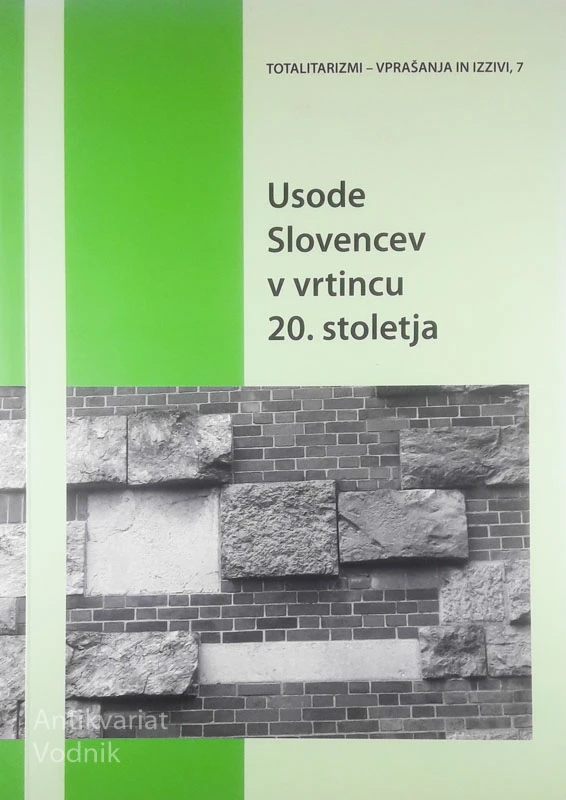 USODE SLOVENCEV V VRTINCU 20. STOLETJA, več avtorjev