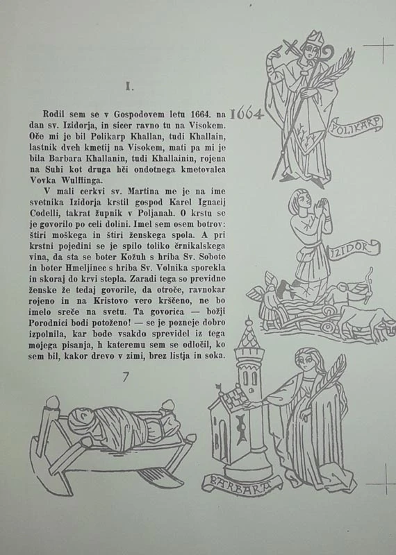 VISOŠKA KRONIKA 1695, Ivan Tavčar