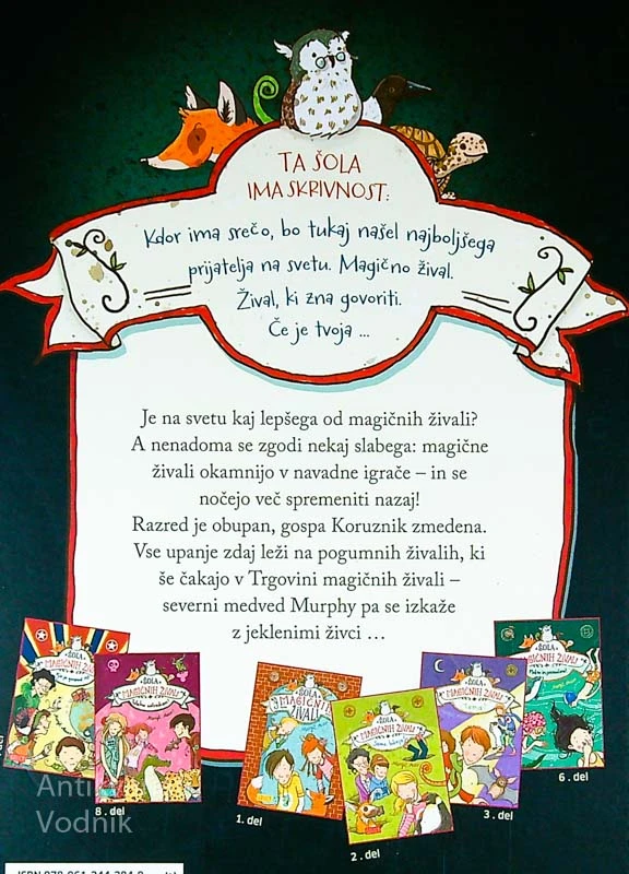 ŠOLA MAGIČNIH ŽIVALI; OKAMENELI!, Margit Auer (9. knjiga)