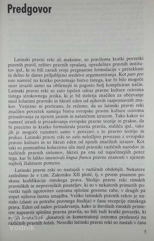 LATINSKI PRAVNI REKI, Janez Kranjc