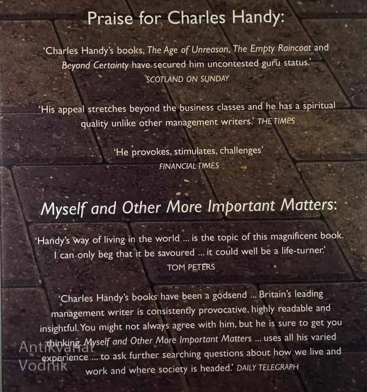 THE NEW PHILANTRHROPISTS; THE NEW GENEROSITY, Charles Handy