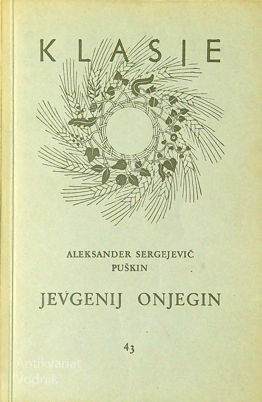 JEVGENIJ ONJEGIN, Aleksander S. Puškin