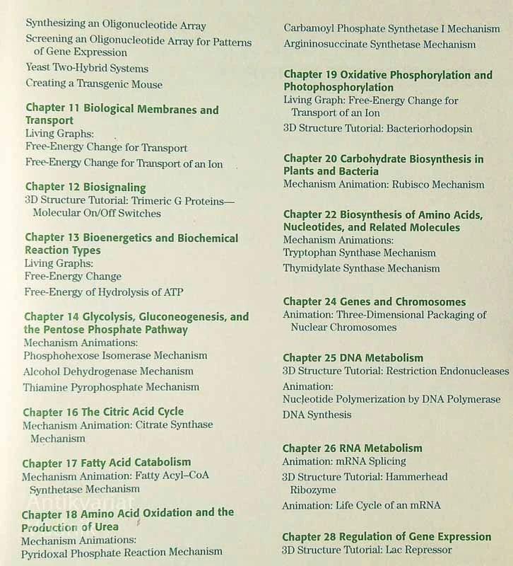 PRINCIPLES OF BIOCHEMISTRY, David L. Nelson in Michael M. Cox