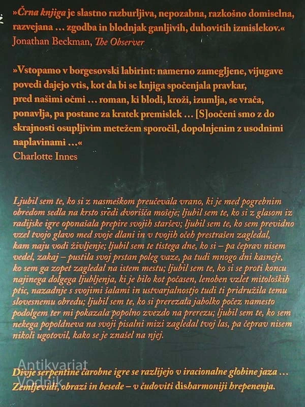 ČRNA KNJIGA, Orhan Pamuk