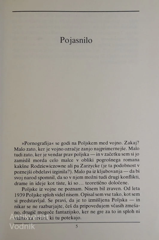 PORNOGRAFIJA, Witold Gombrowicz
