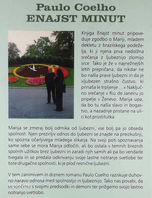 ENAJST MINUT, Paulo Coelho