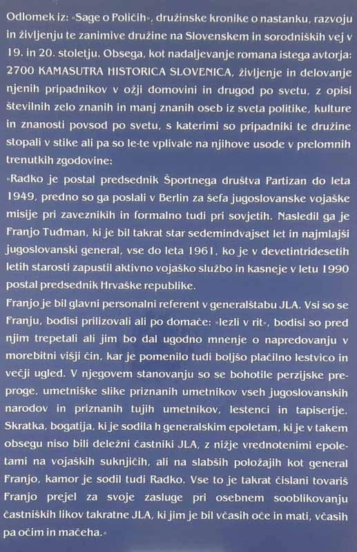 SAGA O POLIČIH; ZVEZDE ŽARIJO NAD KOLPO, Vasilij Polič