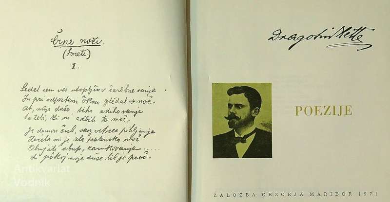 POEZIJE, Dragotin Kette