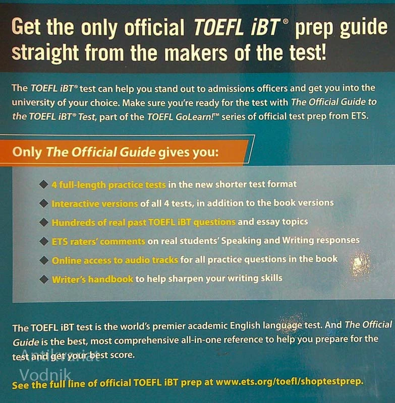 THE OFFICIAL GUIDE TO THE TOEFL IBT TEST