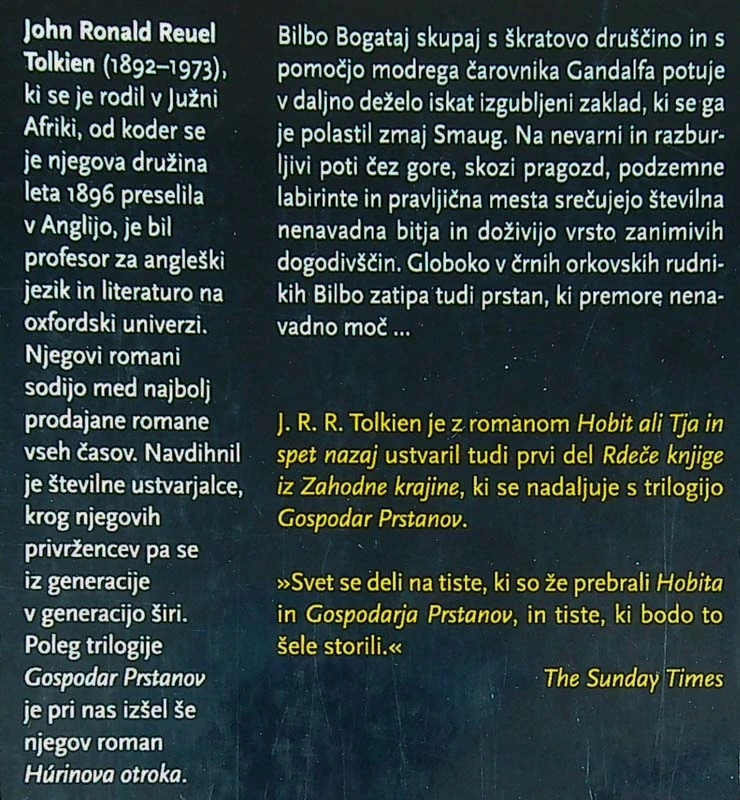 HOBIT, J. R. R. Tolkien
