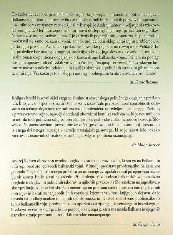 JUGOSLOVANSKA VELIKA NOČ, Andrej Rahten