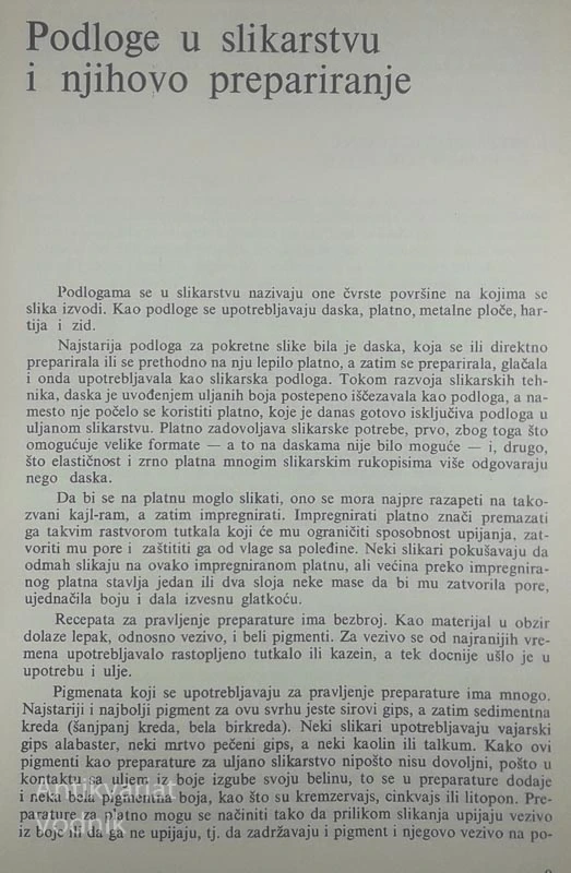 TEHNOLOGIJA SLIKARSTVA, VAJARSTVA I IKONOGRAFIJA, Nemanja Brkić
