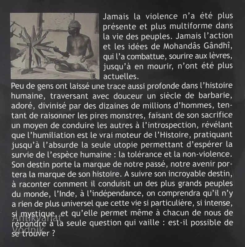 GANDHI OU L’EVEIL DES HUMILIES, Jacques Attali