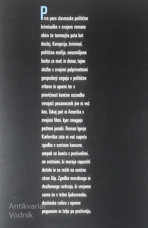 MODRA VRTNICA, Igor Karlovšek