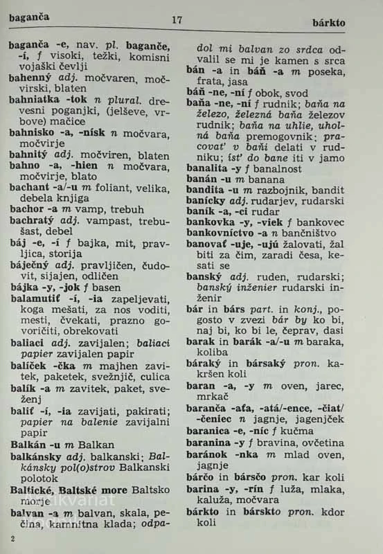 SLOVAŠKO – SLOVENSKI SLOVAR, Viktor Smolej