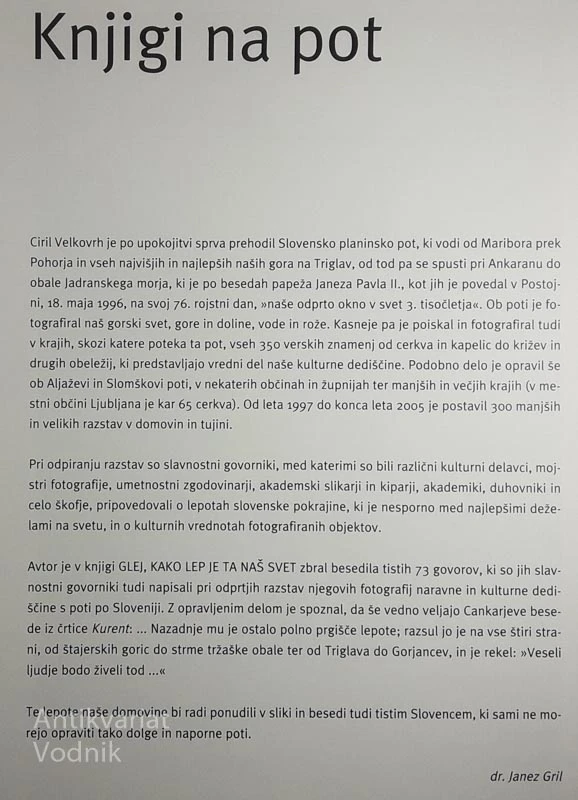 GLEJ KAKO LEP JE NAŠ SVET, Ciril Velkovrh