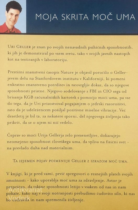 MOJA SKRITA MOČ UMA, Uri Geller