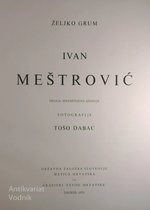 MEŠTROVIĆ, Željko Grum