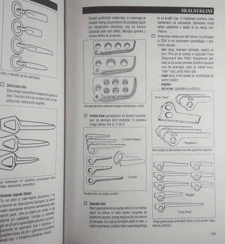 OPREMA ZA GORE IN STENE, Bine Mlač