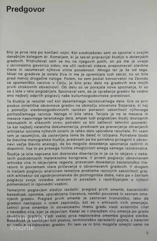 RAZVOJ SREDNJEVEŠKE GRAJSKE ARHITEKTURE NA SLOVENSKEM ŠTAJERSKEM, Ivan Stopar