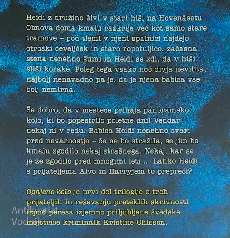 OGNJENO KOLO, Kristina Ohlsson