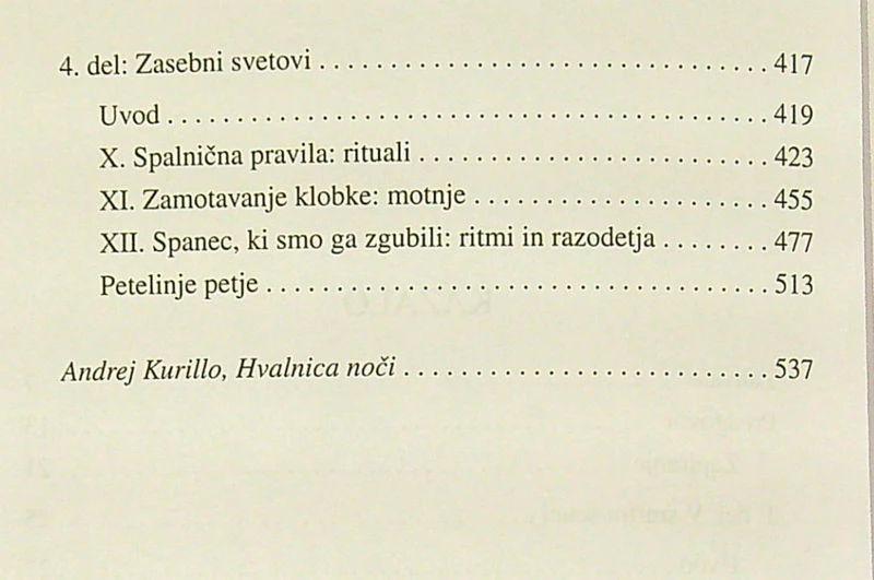 OB ZATONU DNEVA; NOČ V MINULIH ČASIH, A. Roger Ekirch