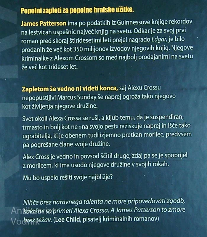 UPANJE PO SMRTI, James Patterson