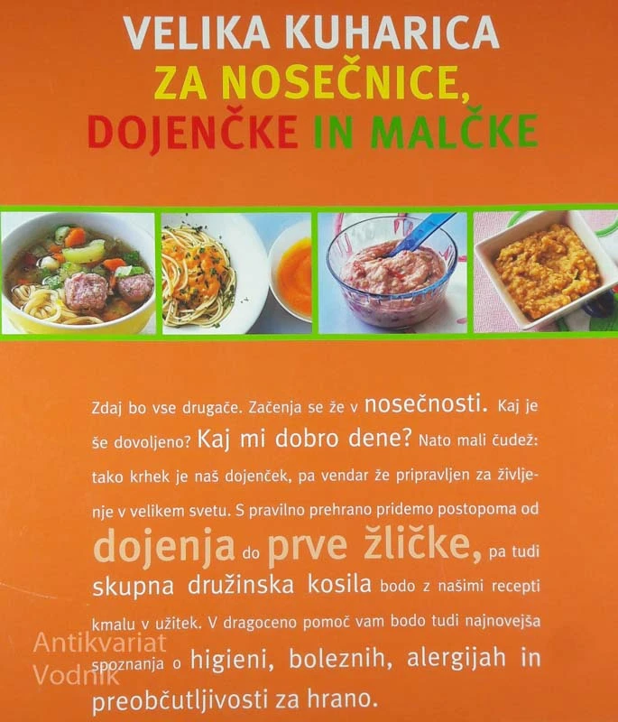 VELIKA KUHARICA ZA NOSEČNICE, DOJENČKE IN MALČKE, Dagmar von Cramm