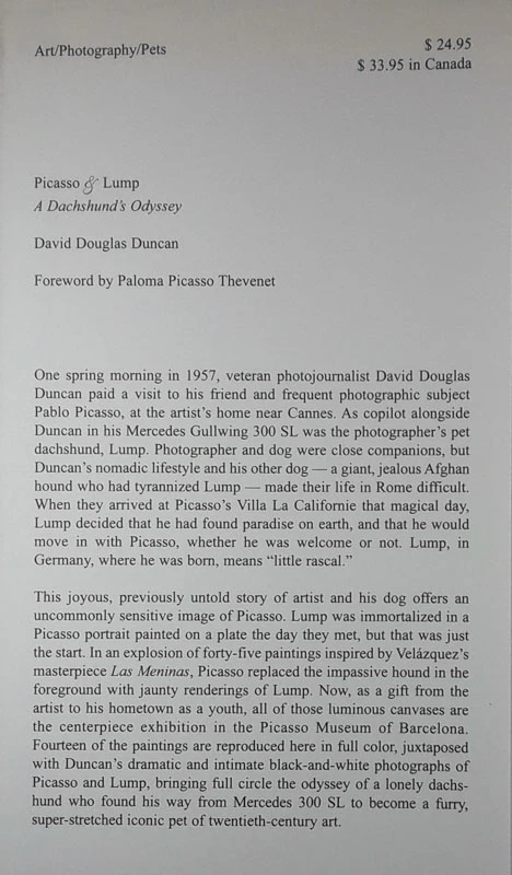PICASSO & LUMP, David Douglas Duncan