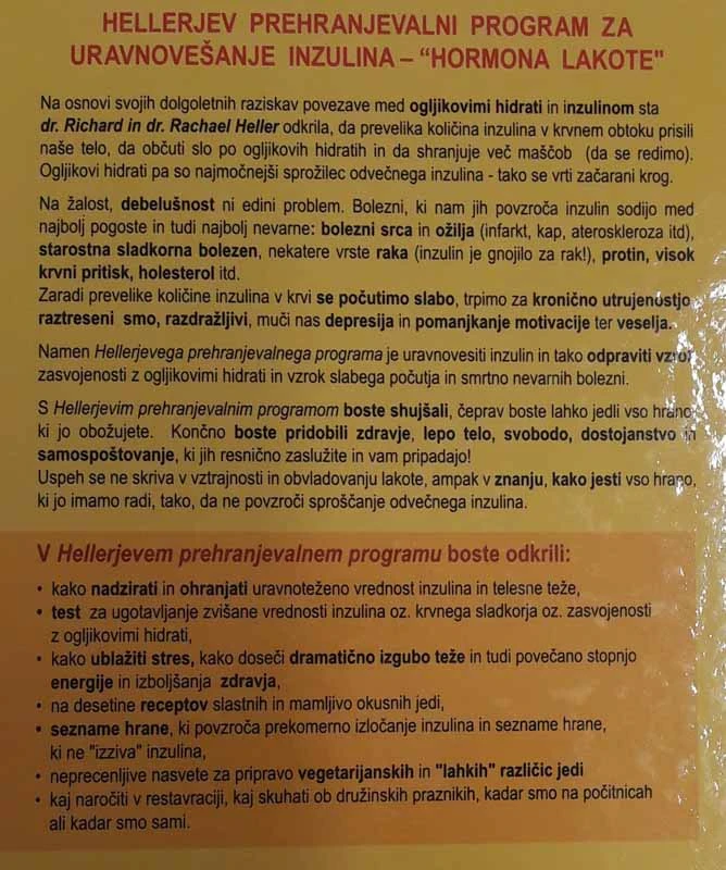 TUDI Z OGLJIKOVIMI HIDRATI STE LAHKO ZASVOJENI, Richard in Rachael F. Heller