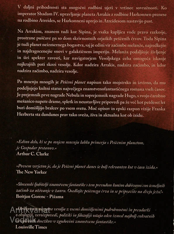PEŠČENI PLANET, Frank Herbert