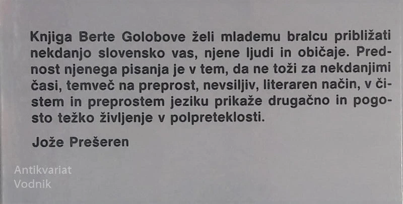 SKRINJA IZ BABIČINE BALE, Berta Golob, Ilustr. Jelka Reichman