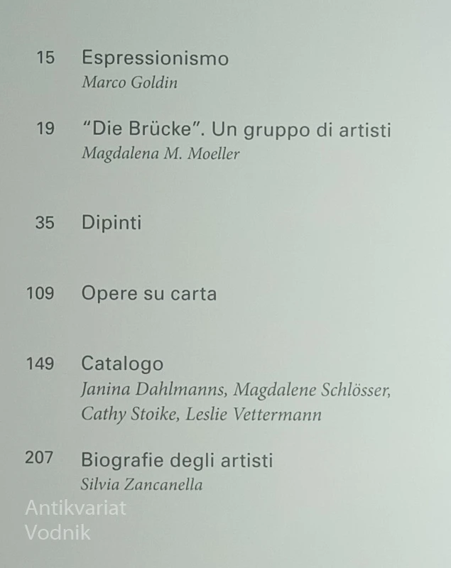 ESPRESSIONISMO, več avtorjev